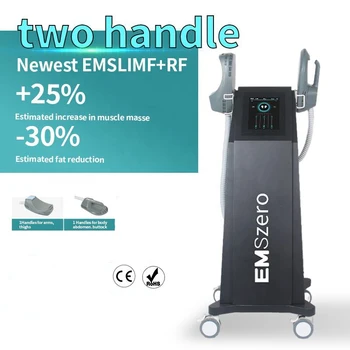 Новый EMS Массаж 2/4 ручки DLS-EMSLIM Neo RF Для Наращивания Мышечной Массы Стимулятор EMSzero Body Sculpting Fat Reduce Машина Для Похудения