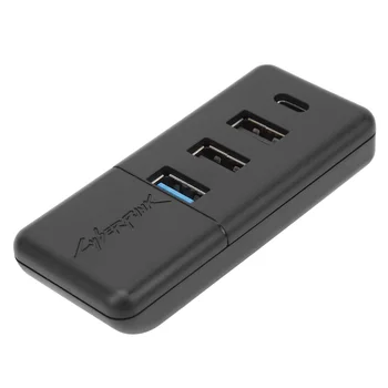 Перчаточный ящик USB-концентратор 4 в 1 для передачи данных Перчаточный ящик Концентратор Док-станция компактной конструкции для Tesla Model Y