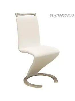Обеденный стул для взрослых Современный Простой Домашний Индивидуальный стул Креативный обеденный стул Со спинкой Легкий Роскошный стул для переговоров